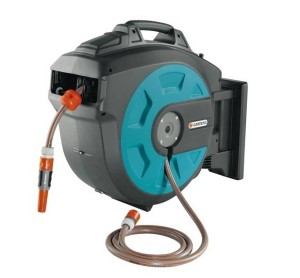 Naviják na hadice Gardena 25 roll-up automatic, nástěnný