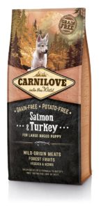 Granule Brit Carnilove Salmon & Turkey for Large Breed Puppies 12 kg